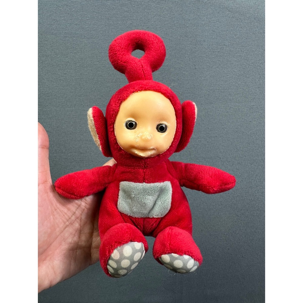 Teletubbies Po‎ Red Plush 6 Inch Vinyl Face Spin Master 2016 Toy